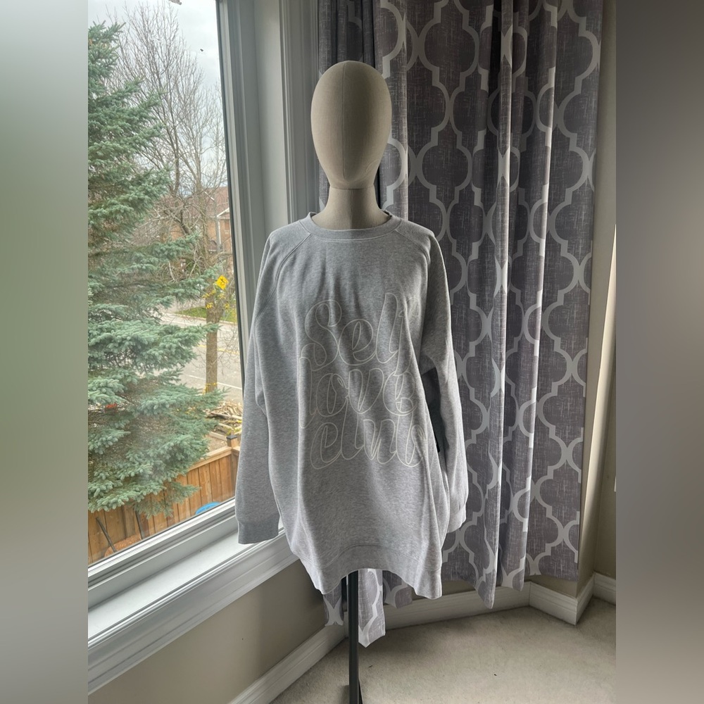 Grey Brunette the Label ‘Self Love Club' Sweatshirt